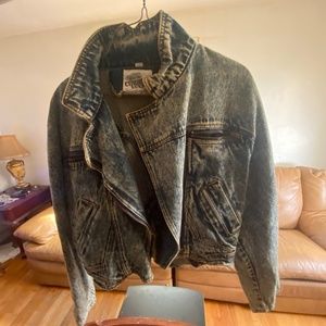 80s Vintage crop denim jacket Be Seen